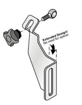 SYSTEMPLAST Side guide bracket stainless steel