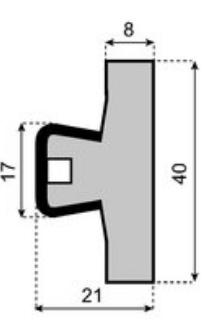 SYSTEMPLAST profillist H=40