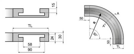 Curve 1-track R610 A200 (TAB)