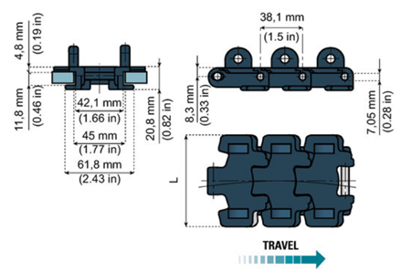 Gripperchain NGE878TAB-K325GS